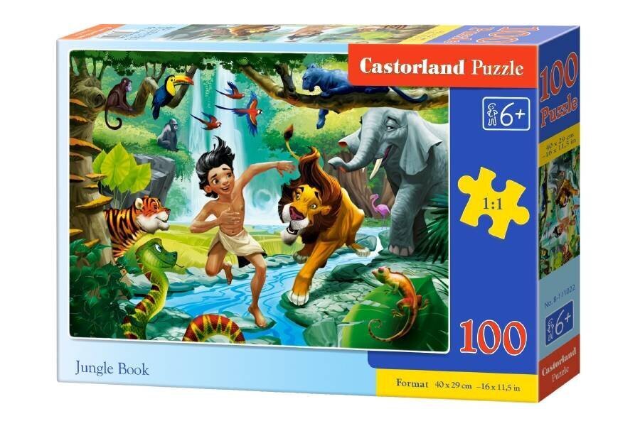 Palapeli Jungle Book, 100 o. hinta ja tiedot | Palapelit | hobbyhall.fi