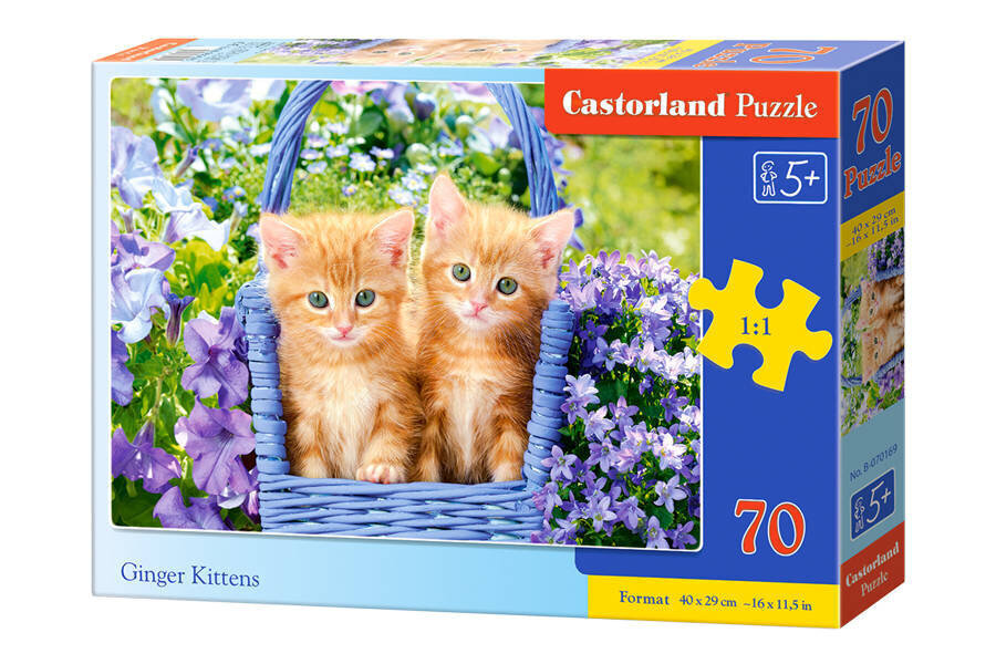 Palapeli Ginger Kittens, 70 o. hinta ja tiedot | Palapelit | hobbyhall.fi