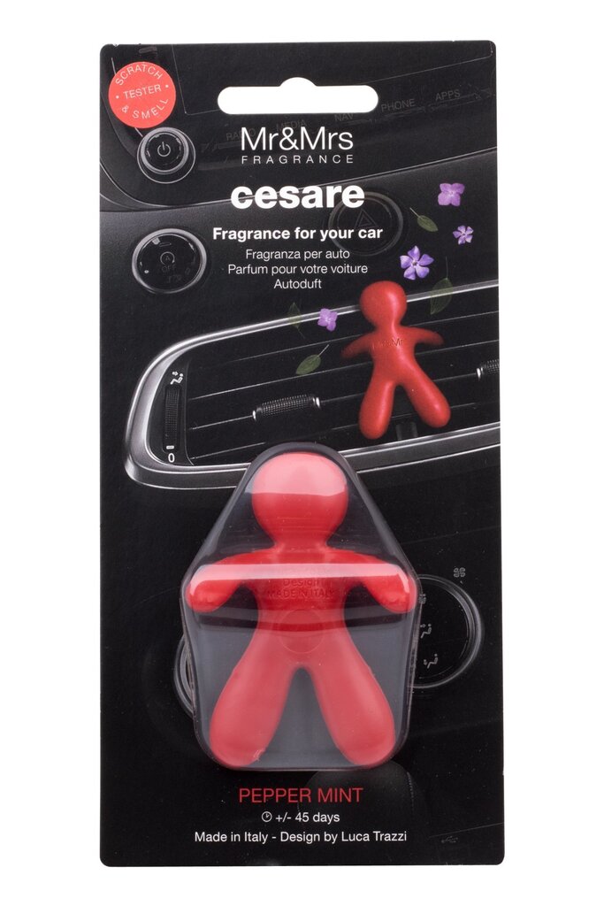 Auton ilmanraikastin Mr&Mrs Fragrance Cesare Pepper Minttu hinta ja tiedot | Ilmanraikastimet autoon | hobbyhall.fi