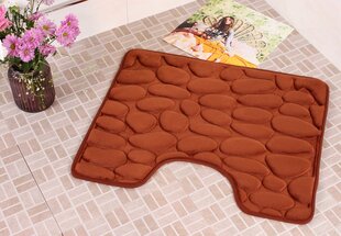 Kylpyhuonematto Memory foam "Benedomo" Coffee, 50x60 cm hinta ja tiedot | Kylpyhuoneen sisustus | hobbyhall.fi