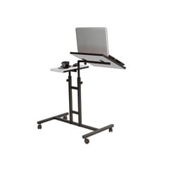 Tietokonepöytä Kalune Design 863 (II) kannettavalle tietokoneelle, valkoinen/musta hinta ja tiedot | Tietokonepöydät ja työpöydät | hobbyhall.fi
