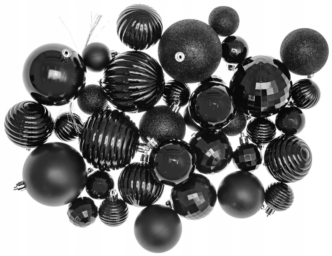 Kuusen koristeet Mustat, 36 kappaletta hinta ja tiedot | Joulukuusen koristeet | hobbyhall.fi