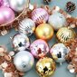 Kuusenkoristeet, joulupallot 34 kpl, pinkit hinta ja tiedot | Joulukuusen koristeet | hobbyhall.fi