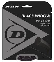 Dunlop Black Widow 17G/ Tennismailan jouset 1.26 mm/12 m hinta ja tiedot | Tennisvälineet | hobbyhall.fi