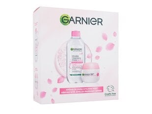 Kasvojen kosmetiikkasetti naisille Garnier Rose: misellivesi 400 ml + kosteusvoide 50 ml. hinta ja tiedot | Kasvovoiteet | hobbyhall.fi