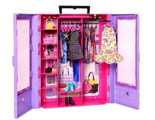 Muodikas Barbie vaatekaappi tarvikkeineen, HJL66 hinta ja tiedot | Tyttöjen lelut | hobbyhall.fi