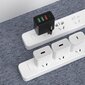 Dudao A5H, f3x USB / 1x USB Type C 20W, PD, QC 3.0 valkoinen hinta ja tiedot | Puhelimen laturit | hobbyhall.fi