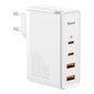 Baseus GaN2 Pro, 100 W USB / USB Type C Quick Charge 4+ Power Delivery valkoinen (CCGAN2P-L02) hinta ja tiedot | Puhelimen laturit | hobbyhall.fi