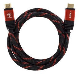 Deltaco GAMING Ultra HD, musta/punainen, 2.0m / GAM-015 hinta ja tiedot | Deltaco Kodinkoneet ja kodinelektroniikka | hobbyhall.fi