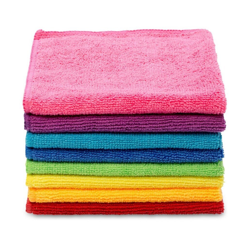 Puhdistusliinat Vileda Microfiber, Eri värejä (30 x 30 cm) hinta ja tiedot | Auton puhdistusliinat ja -tarvikkeet | hobbyhall.fi