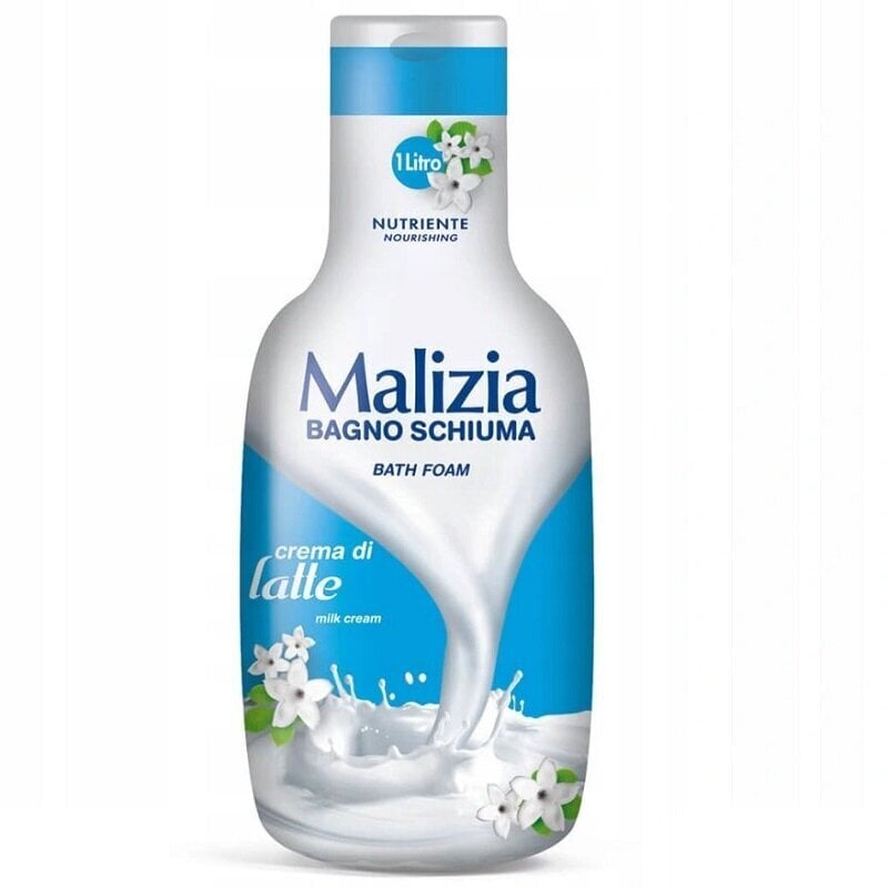 Kylpyvaahto Malizia Bath Foam Latte, 1000 ml hinta ja tiedot | Suihkusaippuat ja suihkugeelit | hobbyhall.fi