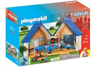 Playmobil 5662 - City Life Take Along School House hinta ja tiedot | LEGOT ja rakennuslelut | hobbyhall.fi