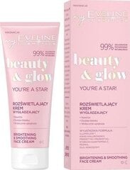 Kosteuttava hehkuvoide Eveline Beauty and Glow You're a Star!, 75 ml hinta ja tiedot | Kasvovoiteet | hobbyhall.fi