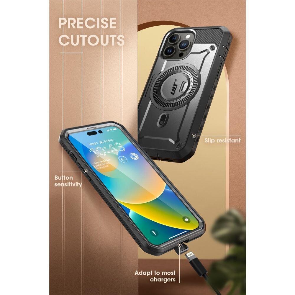 Supcase UB Pro Mag Safe, iPhone 14 Pro Max, Musta hinta ja tiedot | Puhelimen kuoret ja kotelot | hobbyhall.fi