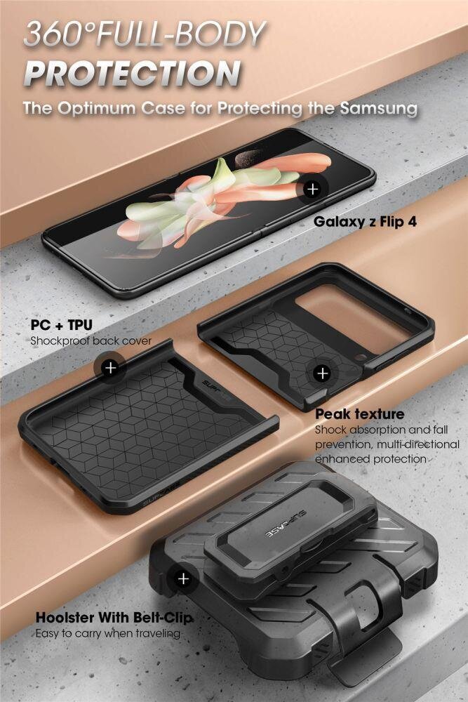 Supcase Unicorn Beetle Pro, Galaxy Z Flip 4, vihreä hinta ja tiedot | Puhelimen kuoret ja kotelot | hobbyhall.fi