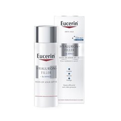 Ryppyjä ehkäisevä kasvovoide Eucerin Hyaluron-Filler 3x Effect Day Care normaali/sekaiho SPF15, 50ml hinta ja tiedot | Kasvovoiteet | hobbyhall.fi