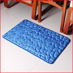 Matto Memory foam Benedomo Deep blue, 60x100 cm hinta ja tiedot | Kylpyhuoneen sisustus | hobbyhall.fi