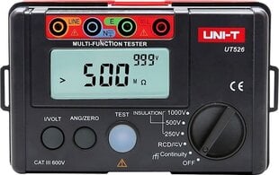 Eristysvastusmittari Uni-t UT526 hinta ja tiedot | Mikrokontrollerit | hobbyhall.fi