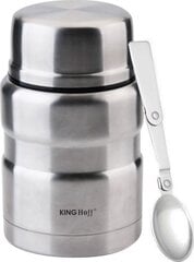 Ruokatermos KingHoff KH-1457, 0,5L, harmaa hinta ja tiedot | Termoskannut ja termosmukit | hobbyhall.fi