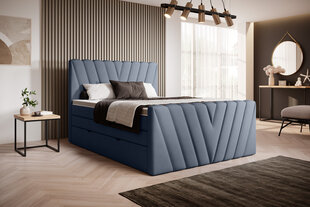 Sänky NORE Candice Poco 40, 180x200 cm, sininen hinta ja tiedot | Sängyt | hobbyhall.fi