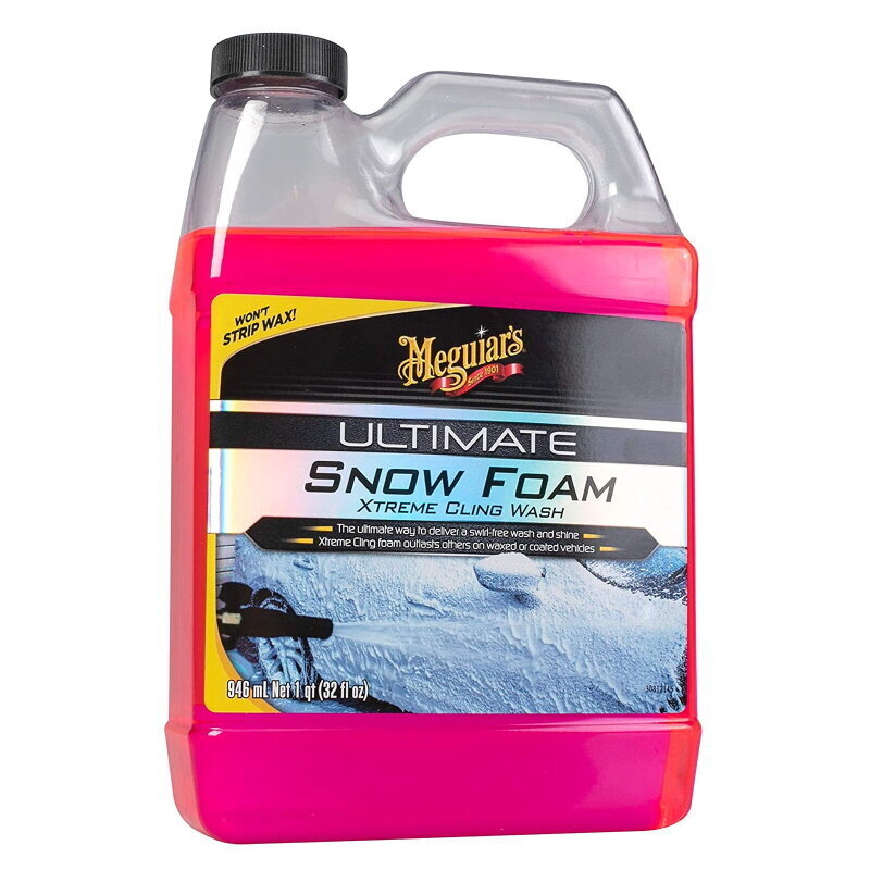 Shine autoshampoo Meguiar's Ultimate Snow Foam Extreme Cling Delicate Clean Wash Shampoo, 946 ml hinta ja tiedot | Autokemikaalit | hobbyhall.fi