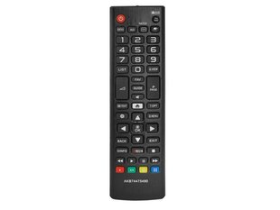 HQ LXP549 LG TV Universal remote control AKB74475490 SMART Black hinta ja tiedot | TV-lisätarvikkeet | hobbyhall.fi