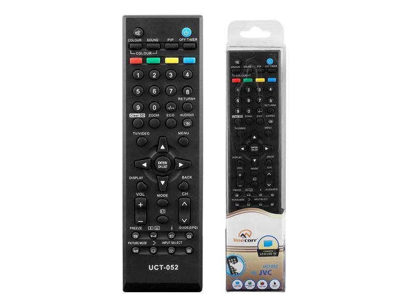 HQ LXP0052 TV LCD remote control JVC UCT052 Black hinta ja tiedot | TV-lisätarvikkeet | hobbyhall.fi