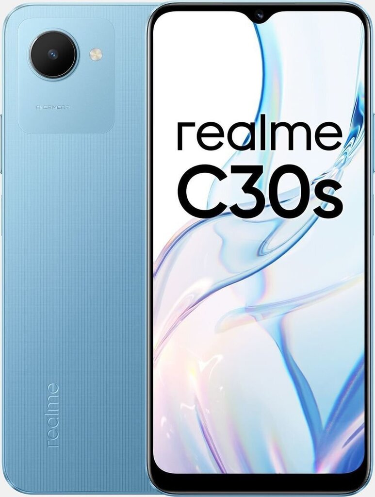 Realme C30s 2/32GB Dual SIM Blue hinta ja tiedot | Matkapuhelimet | hobbyhall.fi