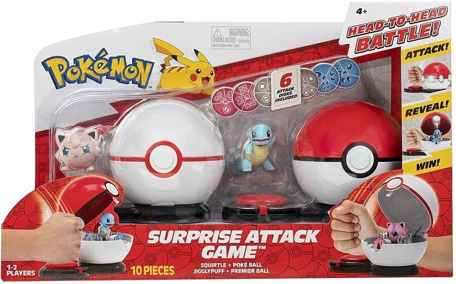 Pokemon-pallosetti Attack-Yllätys hinta ja tiedot | Poikien lelut | hobbyhall.fi