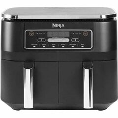 Ninja AF300 Double 7.6 L Stand-alone 1690 W Hot Air Fryer Musta hinta ja tiedot | Airfryerit ja friteerauskeittimet | hobbyhall.fi