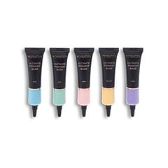 Luomiväripohja Makeup Revolution SET Ultimate Pigment Base Eyeshadow Primer Sininen, Vihreä, Keltainen, Pinkki, Purppura, 5x15ml hinta ja tiedot | Silmämeikit | hobbyhall.fi