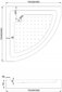 Mexen Rio suihkukaappi altaalla ja hanalla, 70x70,80x80,90x90cm, musta/puolimatta hinta ja tiedot | Suihkukaapit ja suihkunurkat | hobbyhall.fi