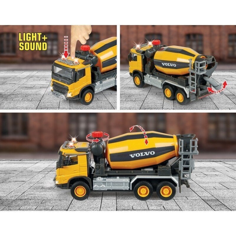 Grand Volvo Mojorette Betonin sekoittaja 19 cm hinta ja tiedot | Poikien lelut | hobbyhall.fi