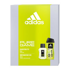 Setti Adidas UEFA VIII miehille: hajuvesi EDT 50 ml + suihkugeeli 250 ml hinta ja tiedot | Adidas Hajuvedet ja tuoksut | hobbyhall.fi
