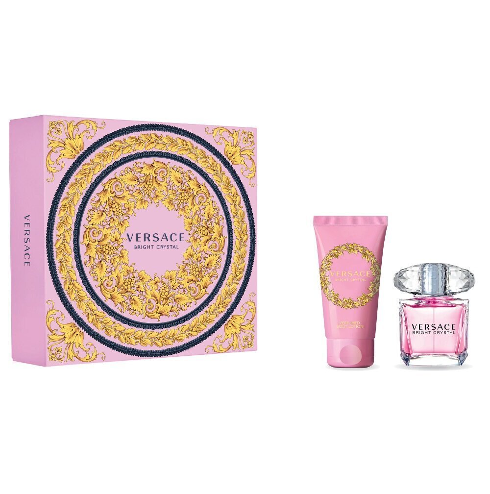 Naisten setti Versace Bright Crystal: EDT 30 ml + vartalovoide 50 ml hinta ja tiedot | Naisten hajuvedet | hobbyhall.fi