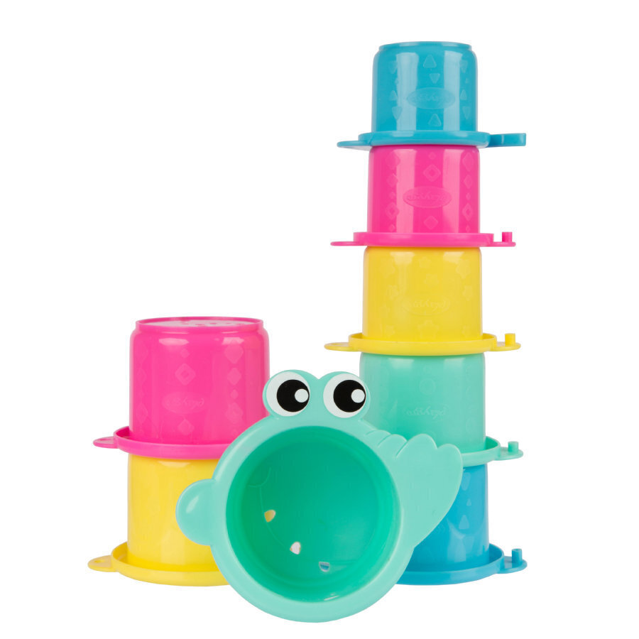 Kylpylelu Croc Topit Playgro, 8 kpl, 018026907 hinta ja tiedot | Vauvan lelut | hobbyhall.fi