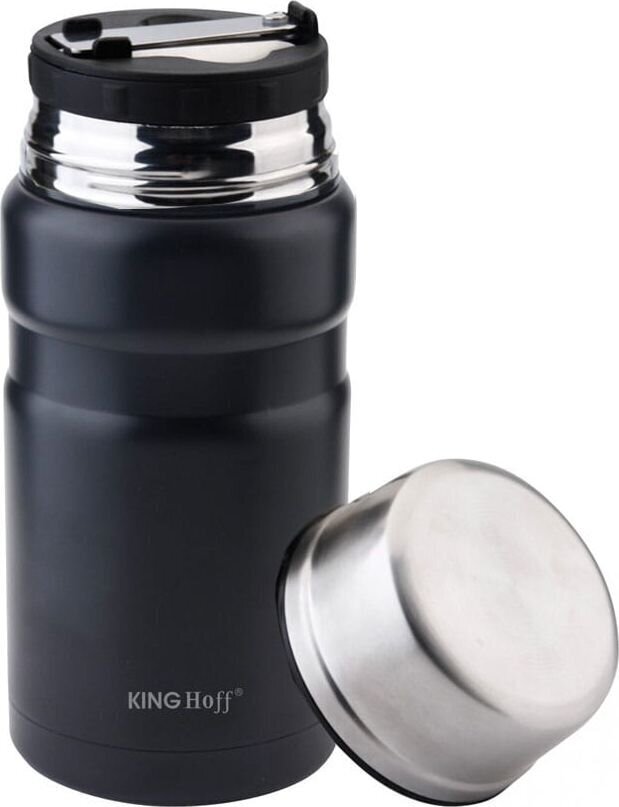 Ruokatermos KingHoff KH-1460, 0,75L, musta hinta ja tiedot | Termoskannut ja termosmukit | hobbyhall.fi