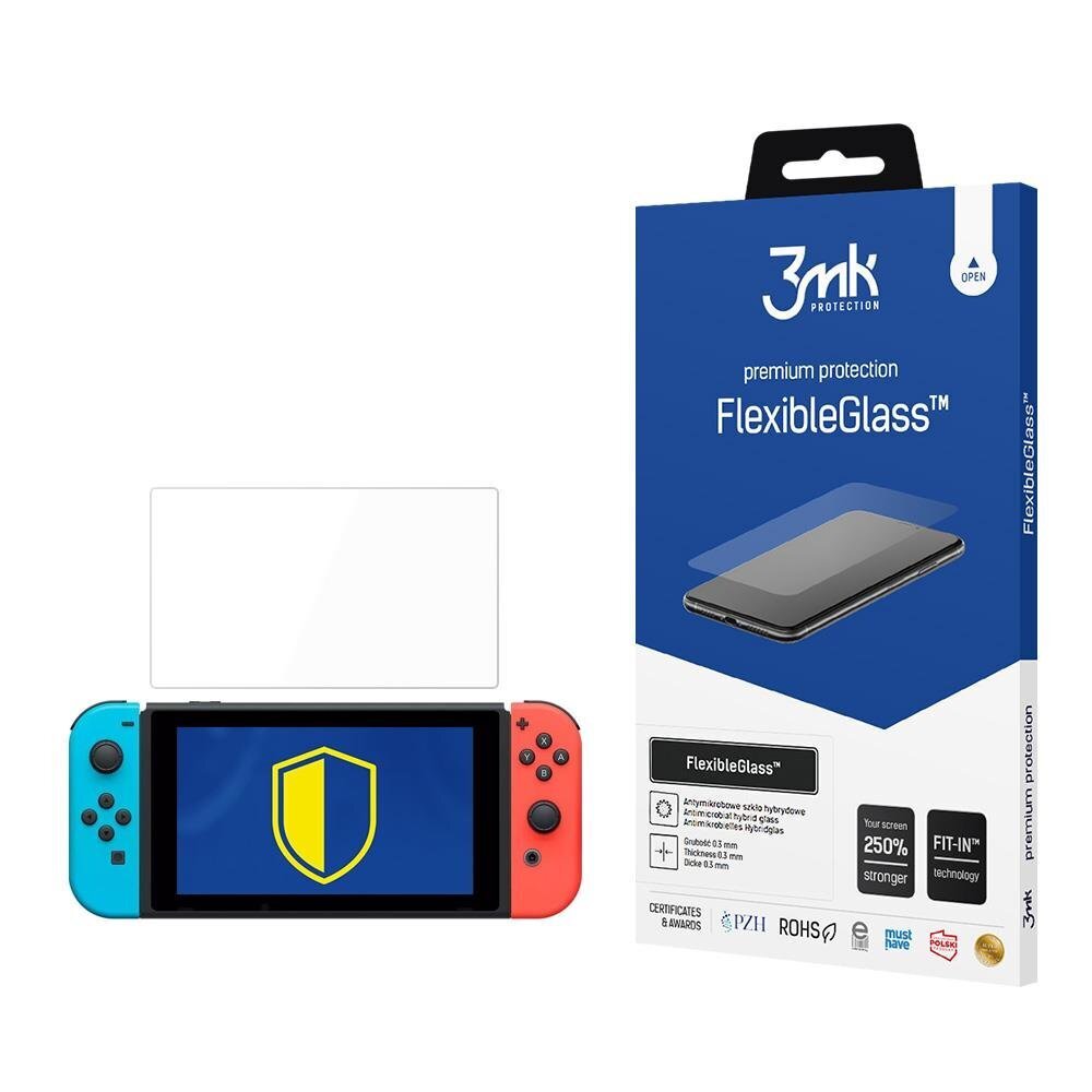 Nintendo Switch - 3mk FlexibleGlass™ hinta ja tiedot | Pelikonsolitarvikkeet | hobbyhall.fi