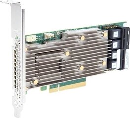 Broadcom LSI MegaRAID SAS 9460-16i, 4 Gt välimuisti, 12 Gb/s, NVMe 4-portti / SAS/SATA 16-portti, RAID 0/1/5//6/10/50/60, PCI-E 3.1 x8 hinta ja tiedot | Broadcom Tietokoneet ja pelaaminen | hobbyhall.fi