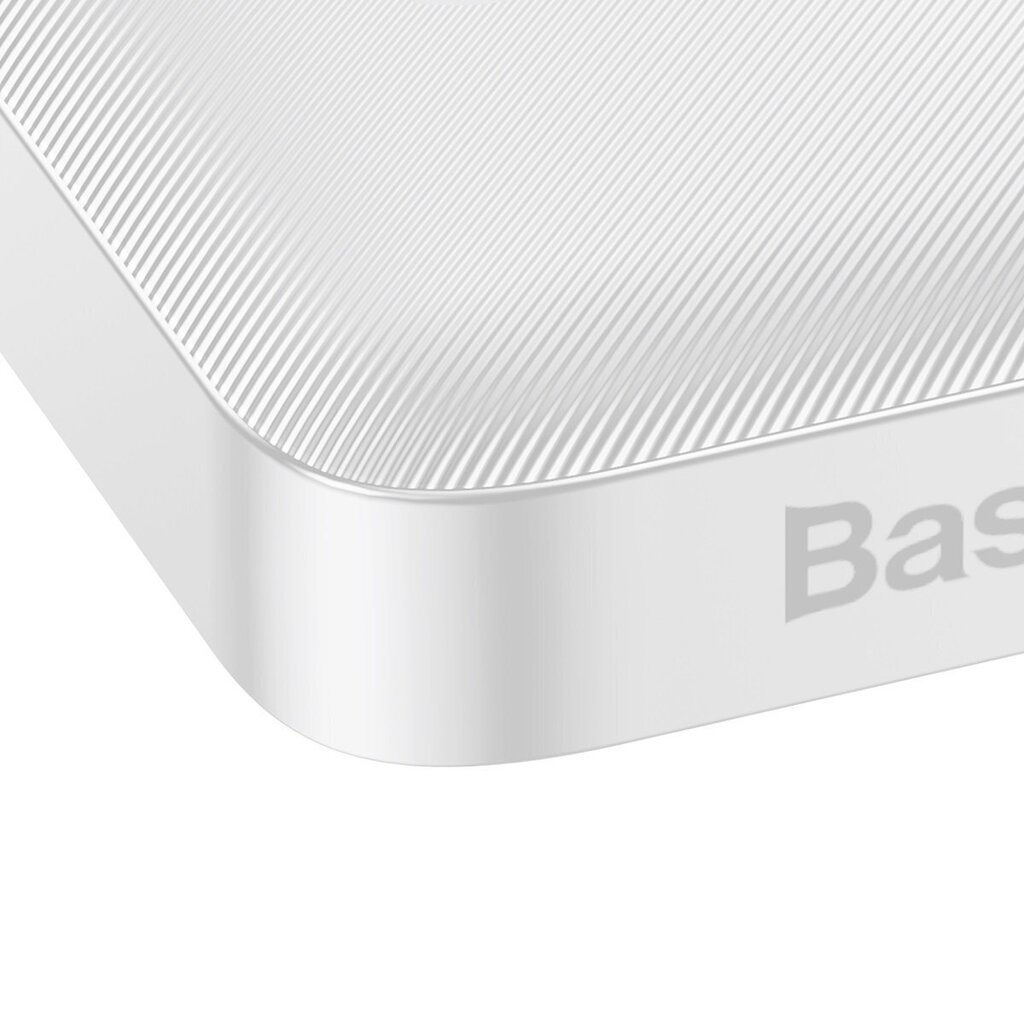 Baseus Bipow PPBD050002 10000mAh 15W valkoinen hinta ja tiedot | Varavirtalähteet | hobbyhall.fi