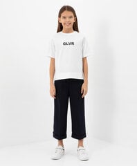 Läpälliset Gulliver-culottes tytöille, väriltään sininen hinta ja tiedot | Tyttöjen leggingsit ja housut | hobbyhall.fi
