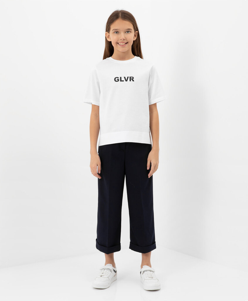 Läpälliset Gulliver-culottes tytöille, väriltään sininen hinta ja tiedot | Tyttöjen leggingsit ja housut | hobbyhall.fi