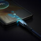 Baseus Glimmer Series, nopea lataus USB-C 480Mb/s PD 100W 2m sininen hinta ja tiedot | Puhelinkaapelit | hobbyhall.fi