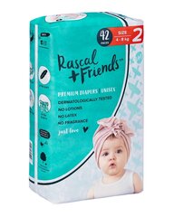 Vaipat Rascal and Friends, koko 2 (4-8kg), 42 kpl. hinta ja tiedot | Vaipat | hobbyhall.fi