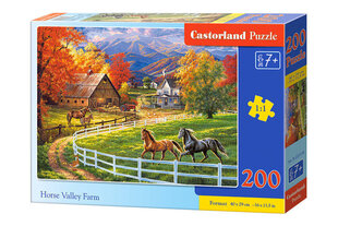 Horse Valley Farm Palapeli 200 palaa hinta ja tiedot | Palapelit | hobbyhall.fi