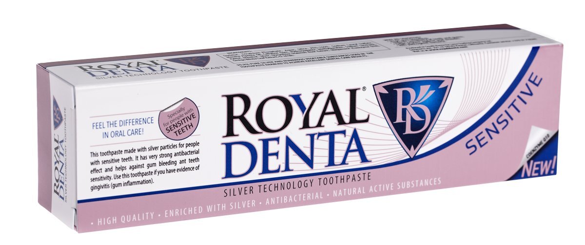 Hopea hammastahna herkille hampaille Royal Denta Sensitive 130g hinta ja tiedot | Suuhygienia | hobbyhall.fi