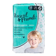 Rascal and Friends -vaipat, koko 6 (16kg+), 33 kpl. hinta ja tiedot | Vaipat | hobbyhall.fi