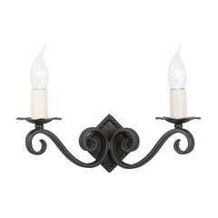 Seinävalaisin Elstead Lighting Rectory RY2A-BLACK hinta ja tiedot | Seinävalaisimet | hobbyhall.fi