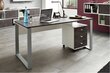 Työpöytä Altino 4150, valkoinen/harmaa hinta ja tiedot | Tietokonepöydät ja työpöydät | hobbyhall.fi