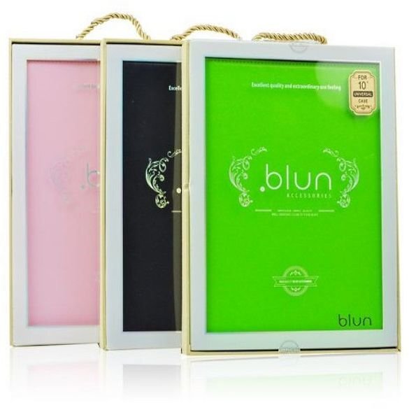 Blun UNT Universal Book Case jalustalla Tablet PC 10 näyttö vaaleanpunainen hinta ja tiedot | Tablettien kotelot ja muut tarvikkeet | hobbyhall.fi